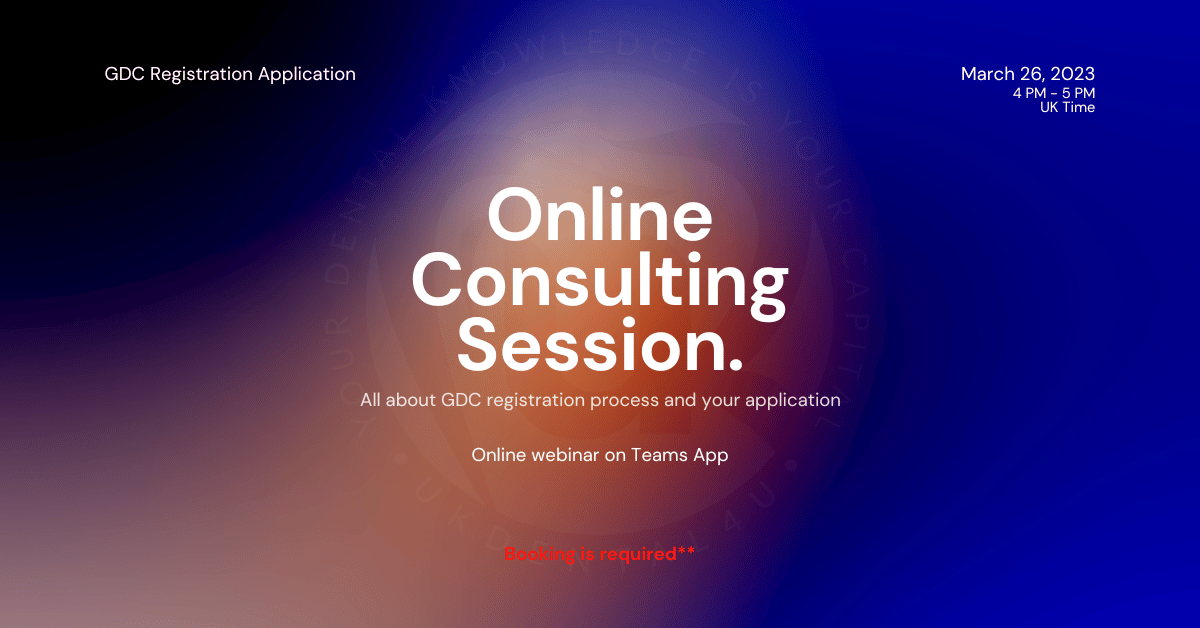 Online Consulting - GDC Registration
